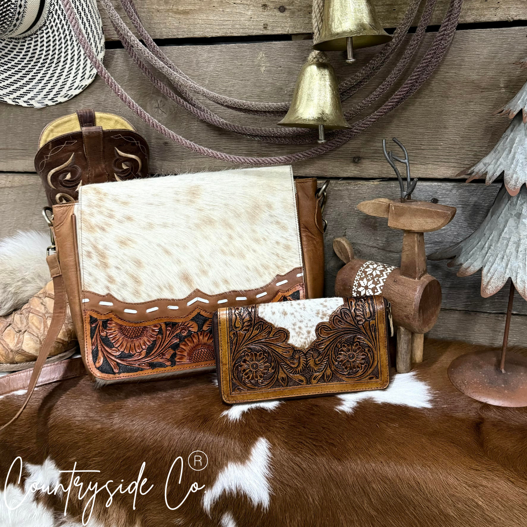 Magdalene Concealed Carry Purse & Juliet Cowhide Wallet Bundle SAVE $50.00