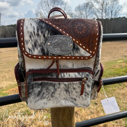 Cowhide Backpack