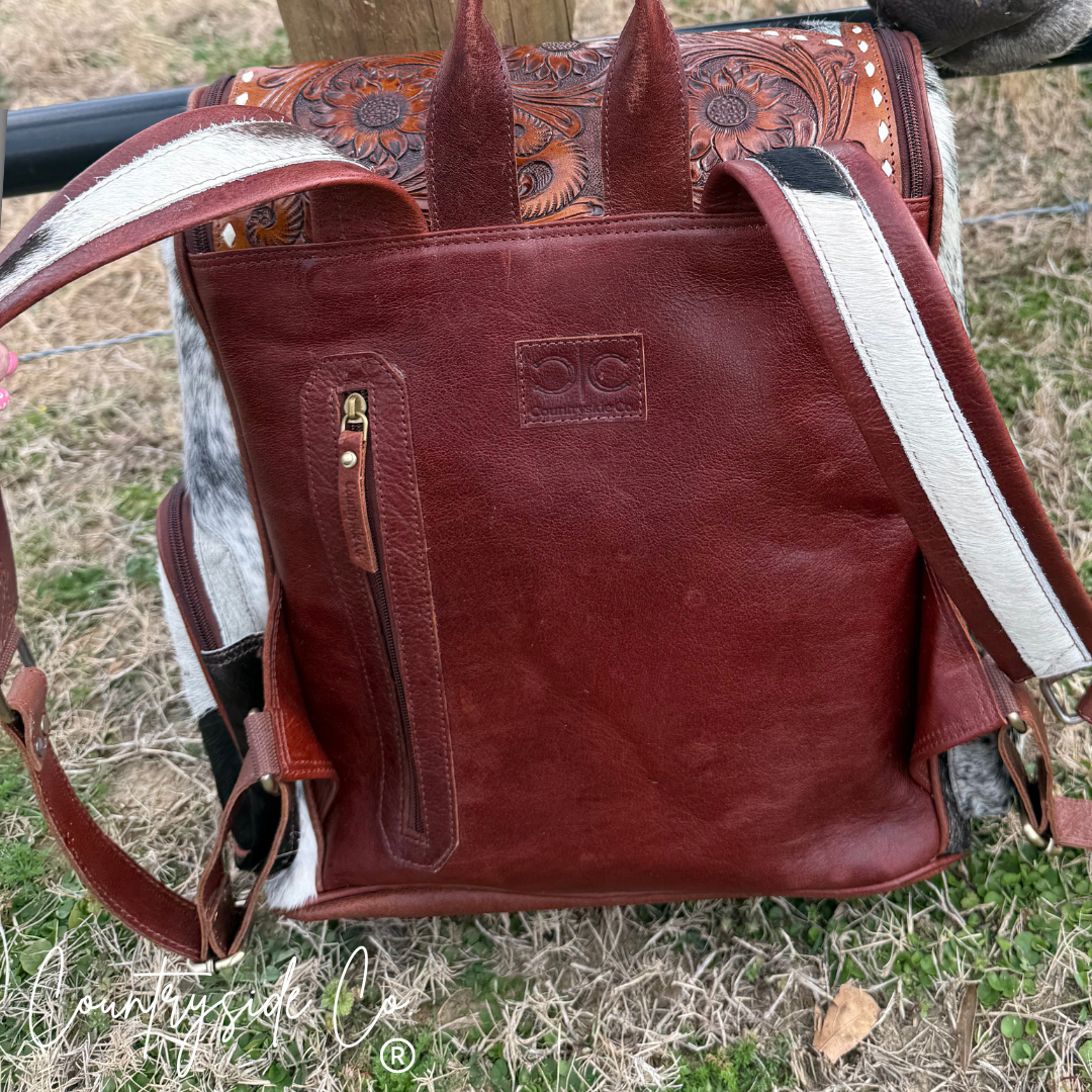 Vintage NFR Buckle Backpack Laptop Bag