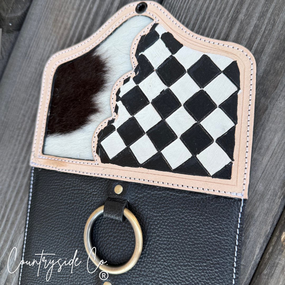 Checkered Wild Rag Scarf Hanger