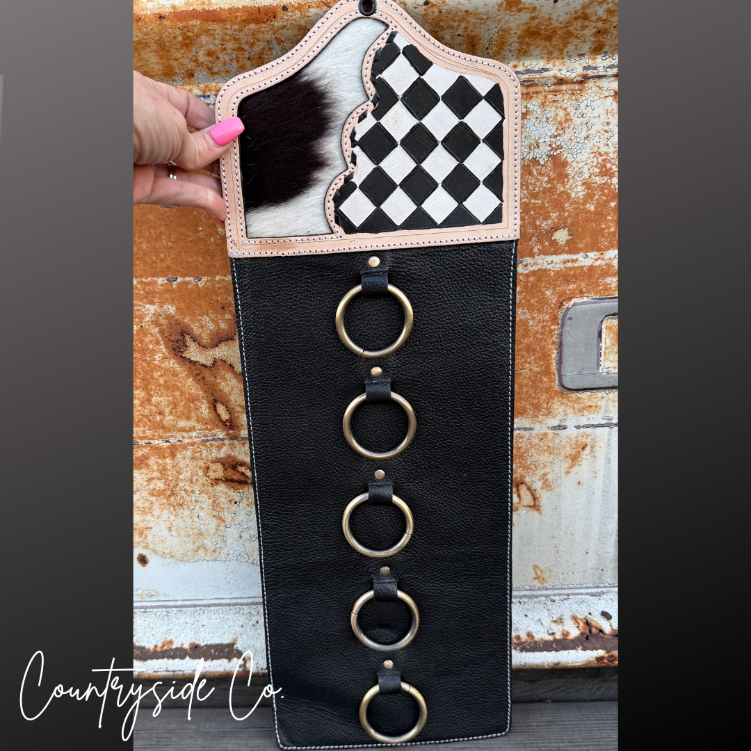 Checkered Wild Rag Scarf Hanger