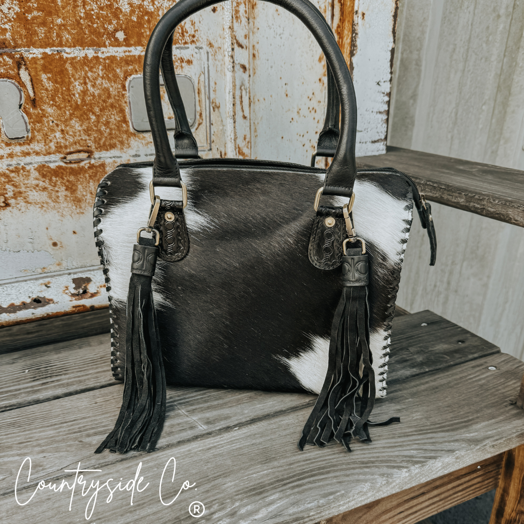 Signature Cowhide Speedy Bag