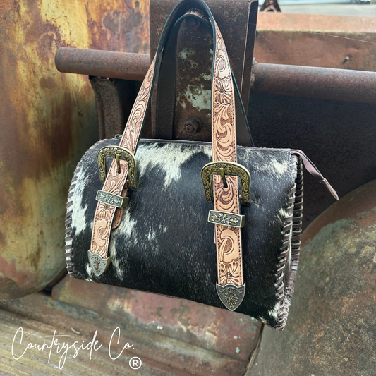 Barrel Racer Cowhide Soft Speedy Bag