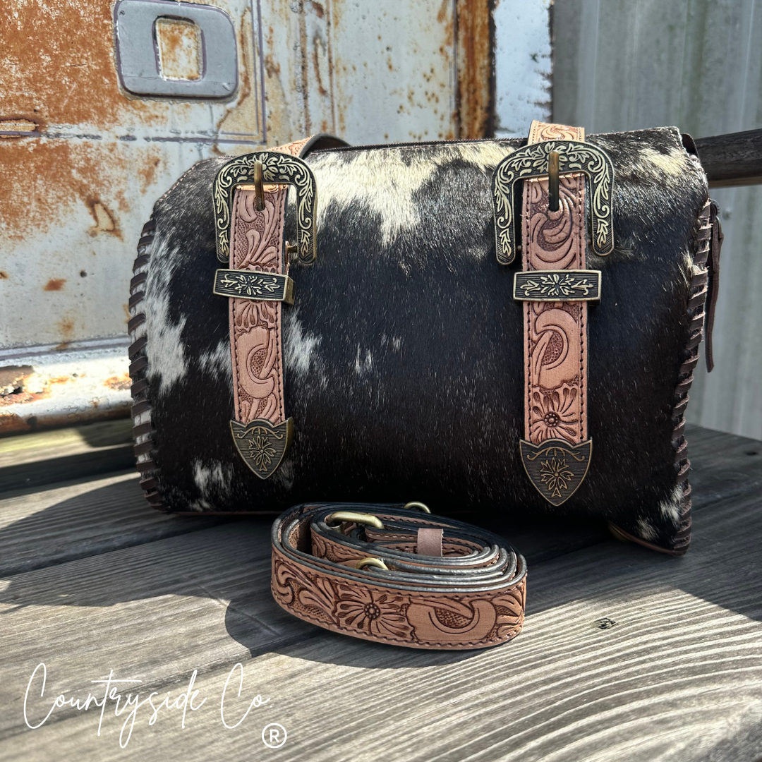 Barrel Racer Cowhide Soft Speedy Bag