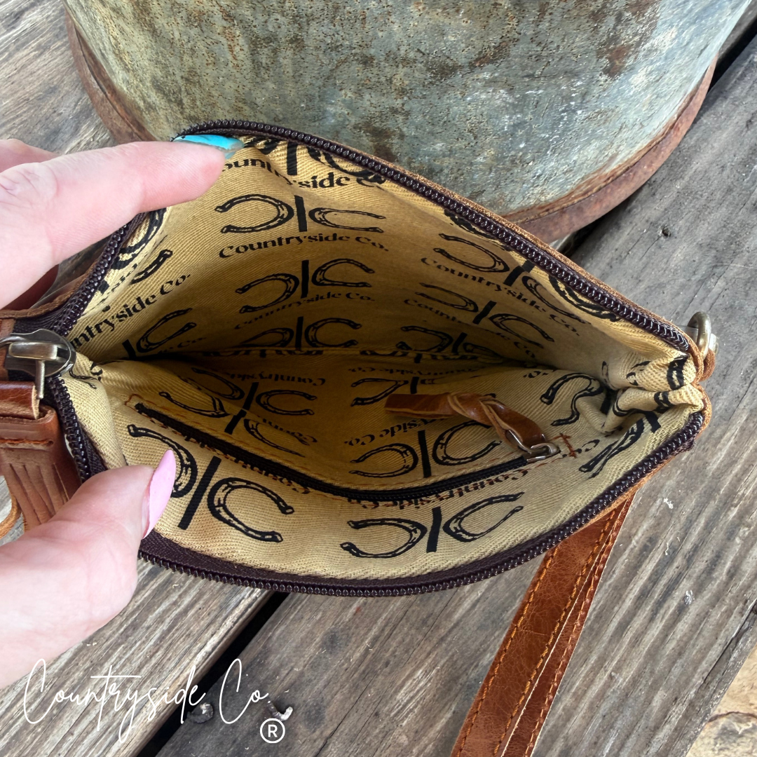 Crank Up The Hank Wristlet Purse