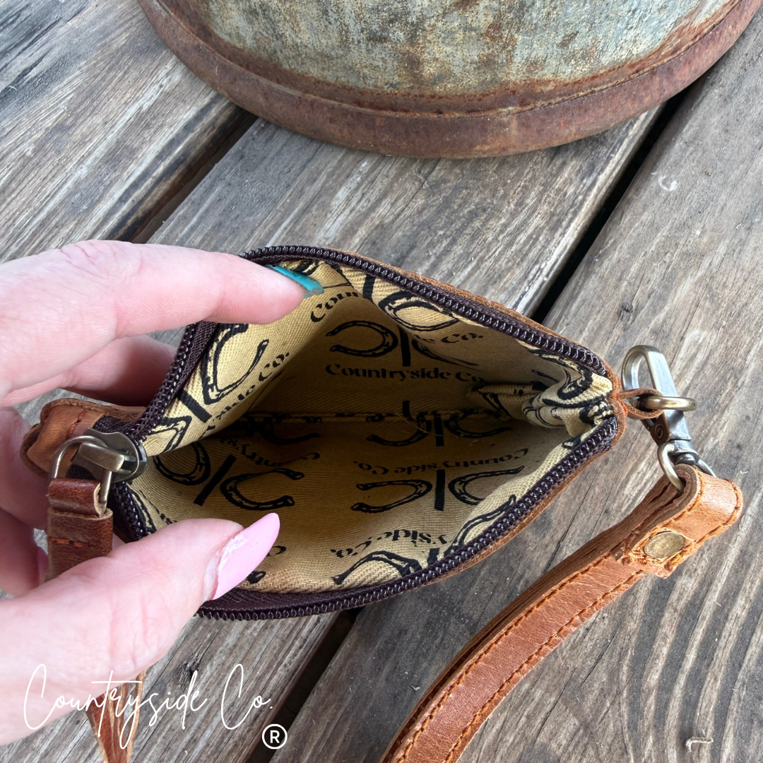 Jukebox Money Wristlet Pouch