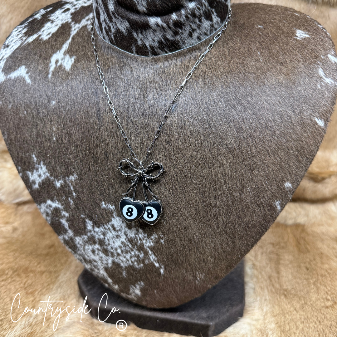 Cherry 8 Ball Necklace
