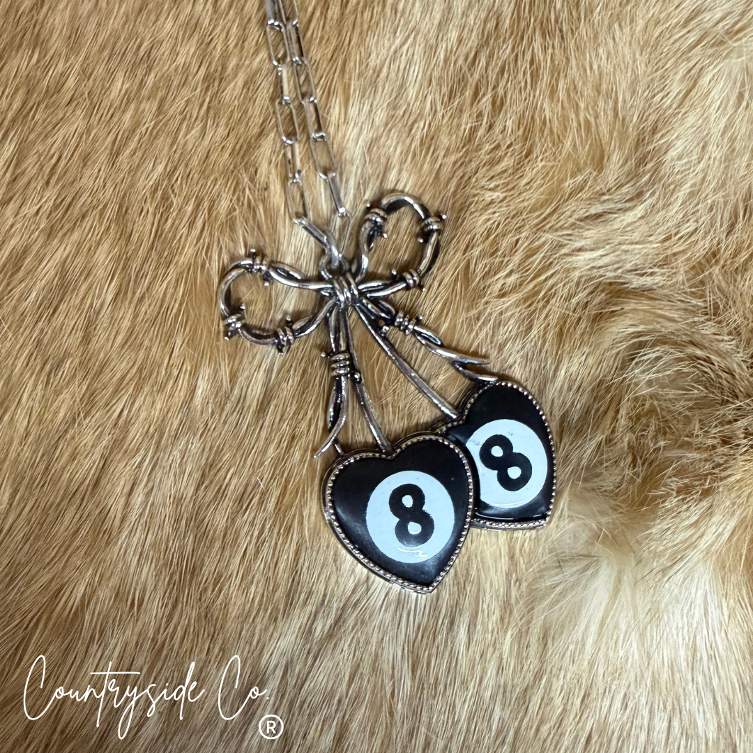 Cherry 8 Ball Necklace