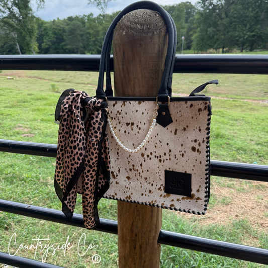 Magnolia Speckle Conceal Carry Tote, Work Laptop Bag