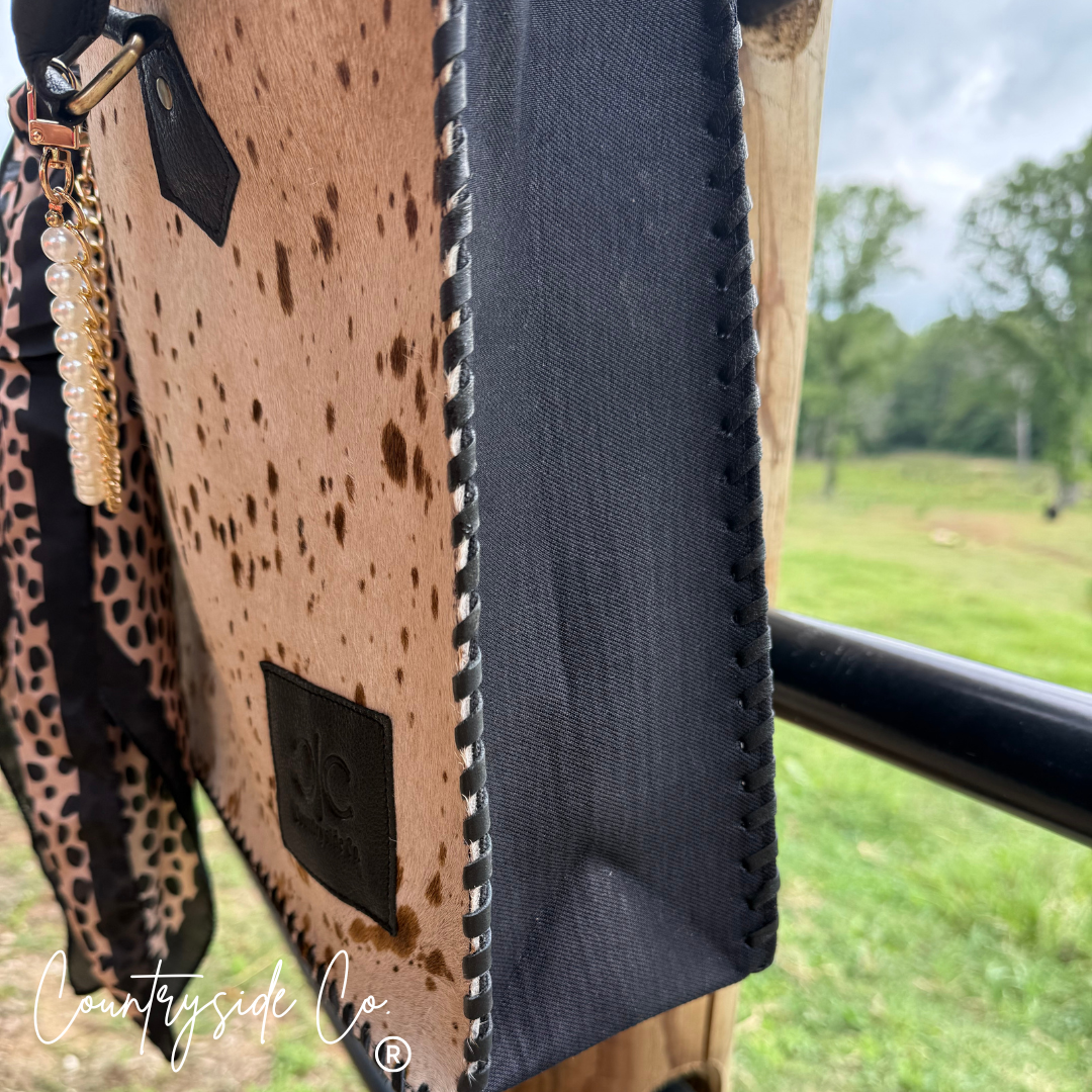 Magnolia Speckle Conceal Carry Tote, Work Laptop Bag