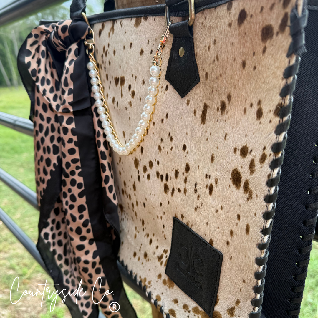 Magnolia Speckle Conceal Carry Tote, Work Laptop Bag