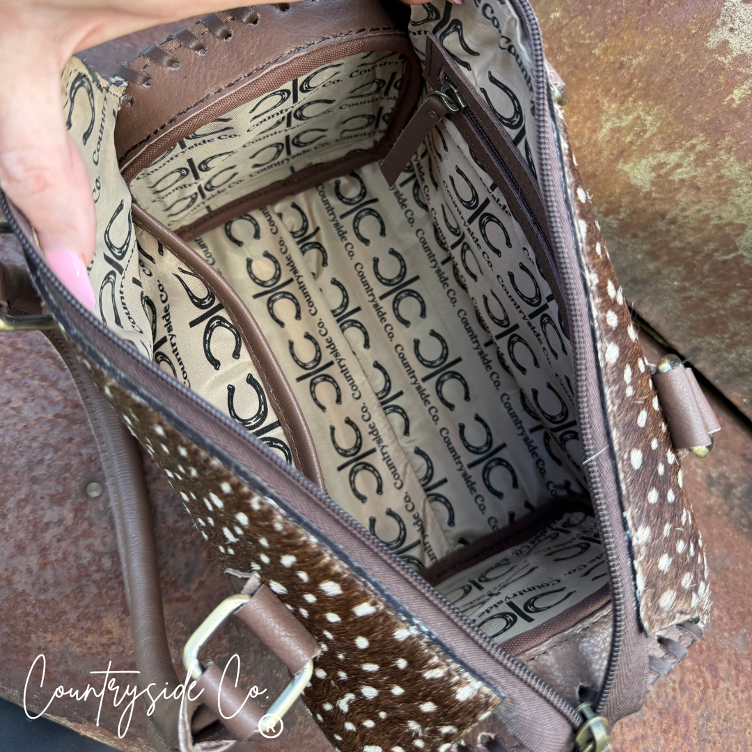 Wild Axis Cowhide Soft Speedy Bag