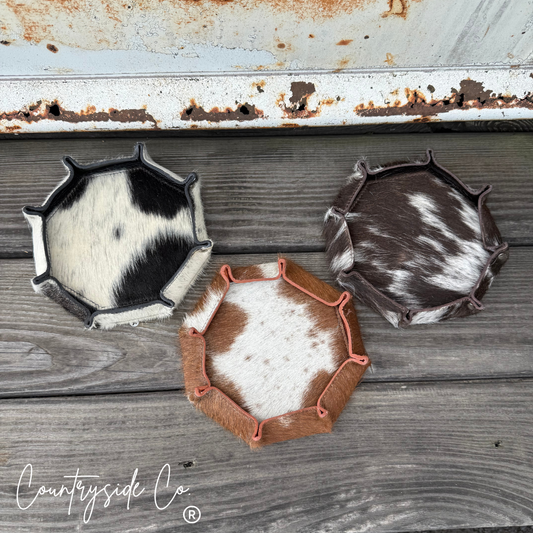 Cowhide Small Tray
