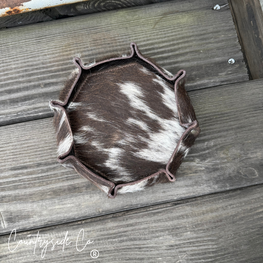 Cowhide Small Tray