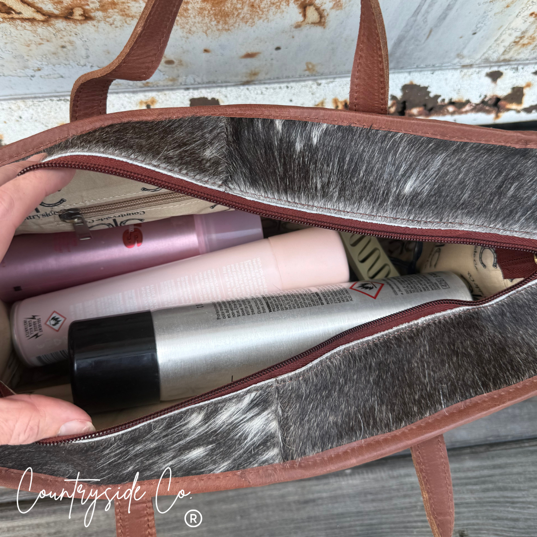 Pioneer Tooled Leather XL Toiletry Travel Case