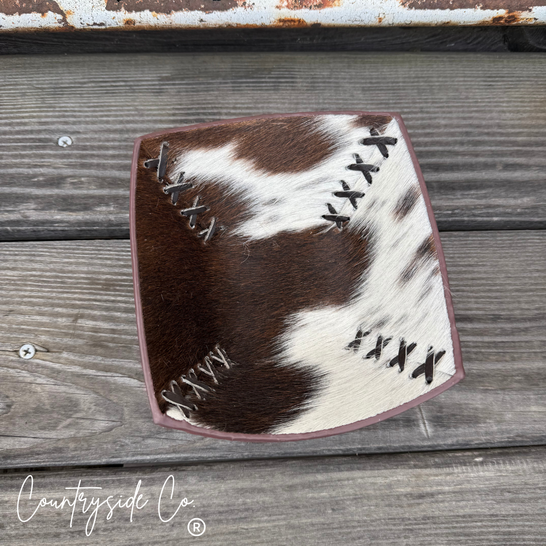 Cowhide Leather Small Bowls
