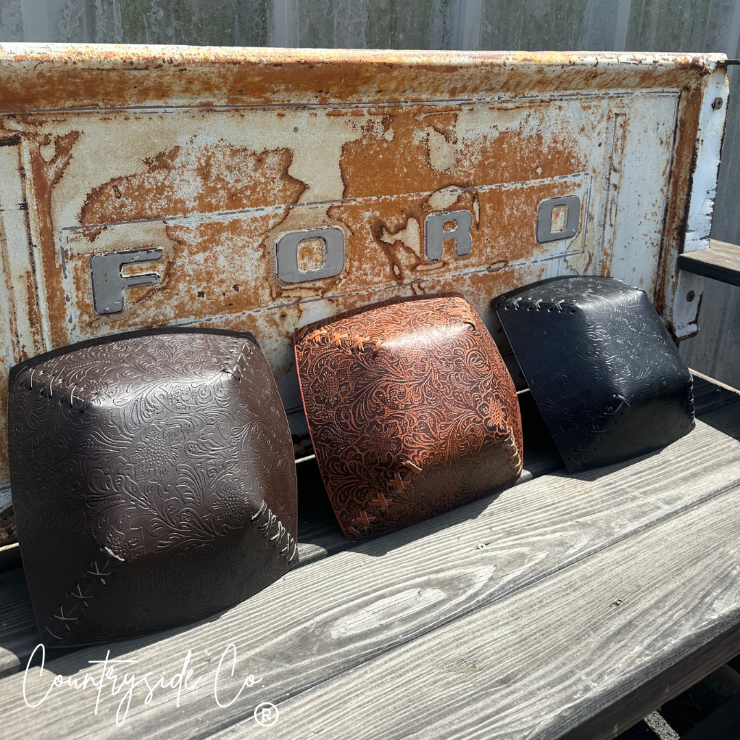 Cowhide Embossed Large Bowls