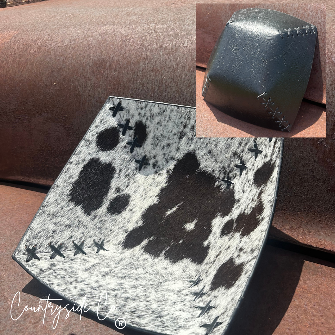 Cowhide Embossed Large Bowls