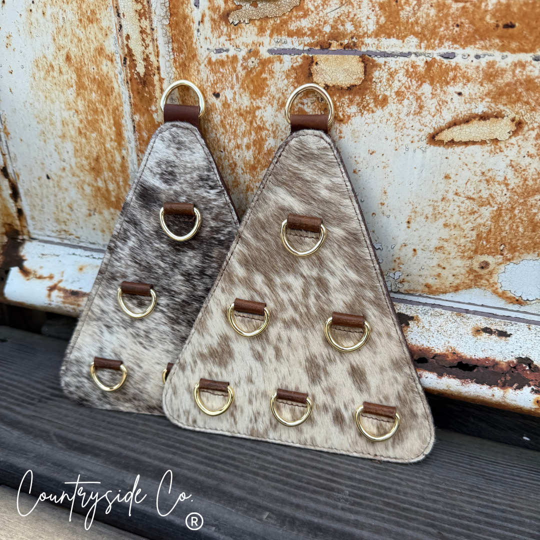 Cowhide Small Wild Rag Scarf Hanger