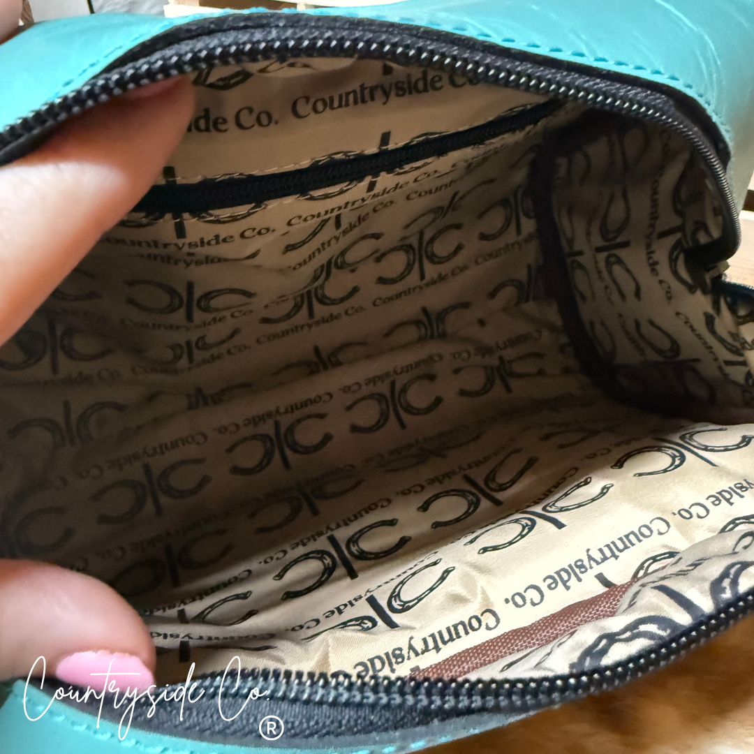 The Painted Desert Leather Toiletry Bag