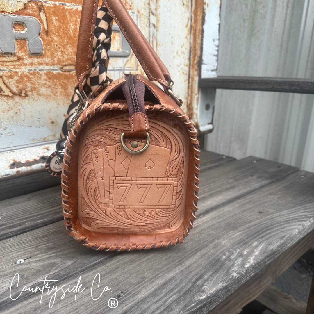 Midnight Desert Tooled Leather Speedy Bag Limited Edition