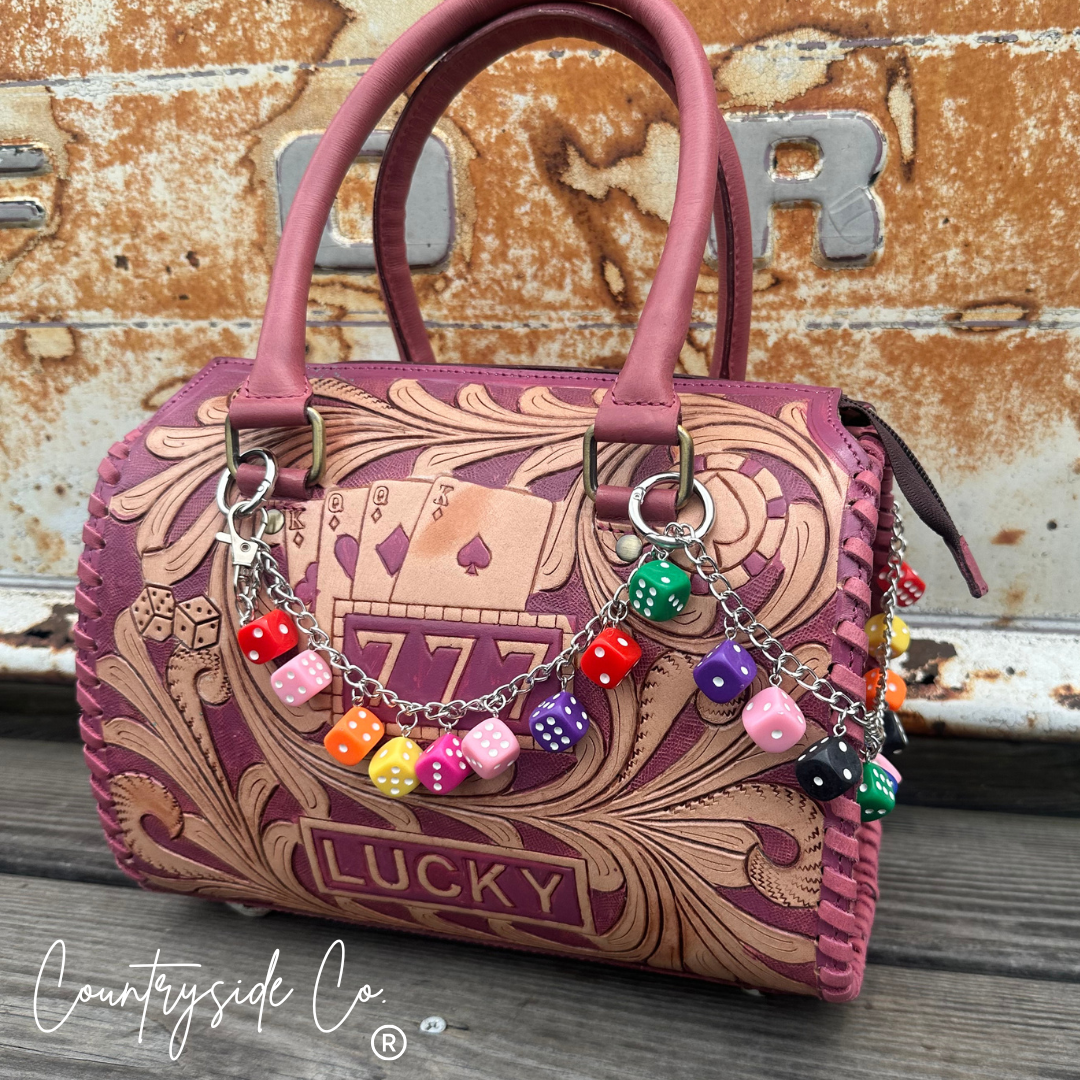 Retro Roller Tooled Leather Speedy Bag Limited Edition
