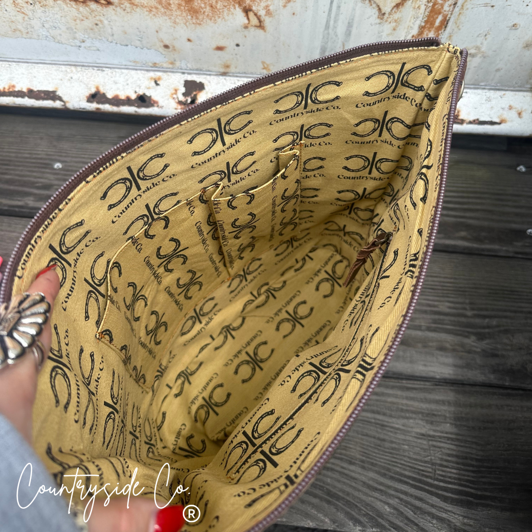 Ironwood Rodeo Camo Conceal Carry Bucket Purse