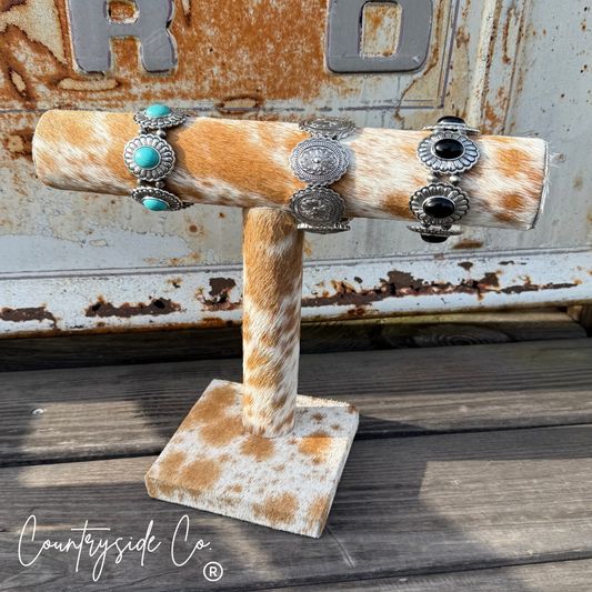 Bangle Cowhide Display Stand