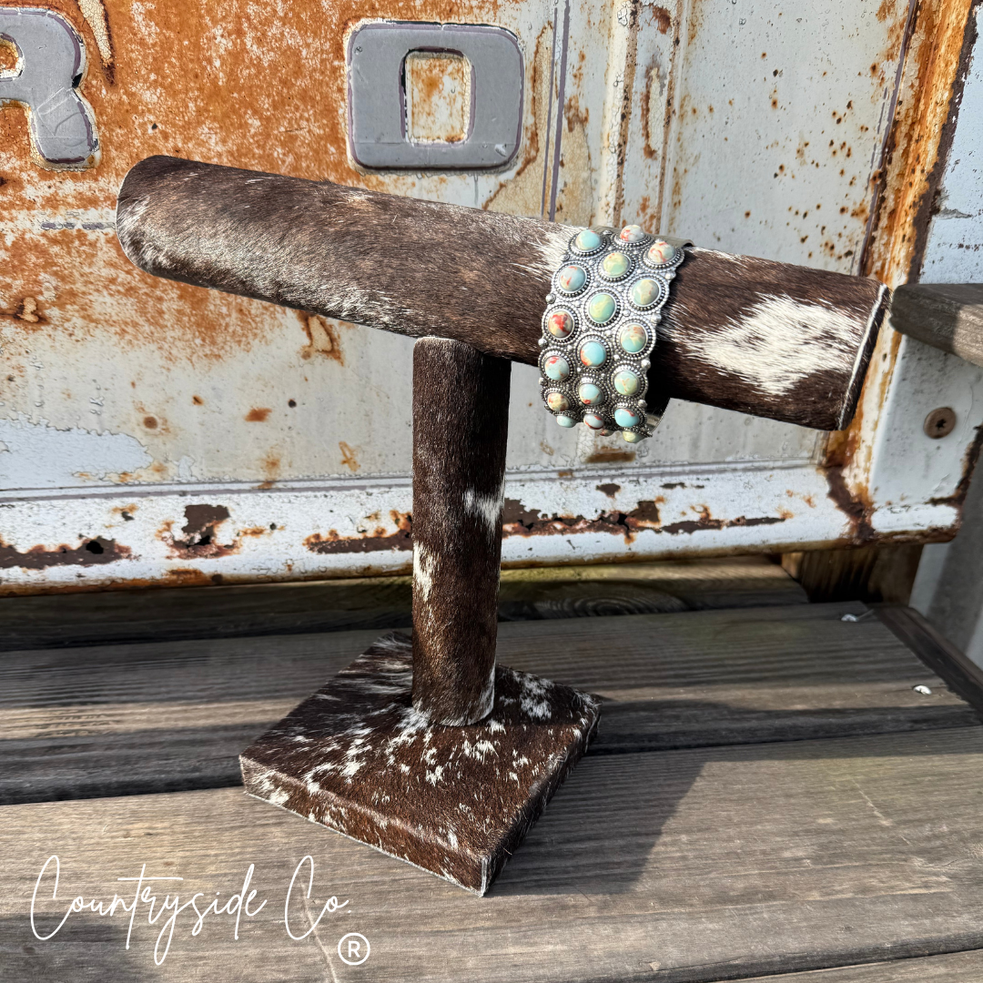 Bangle Cowhide Display Stand