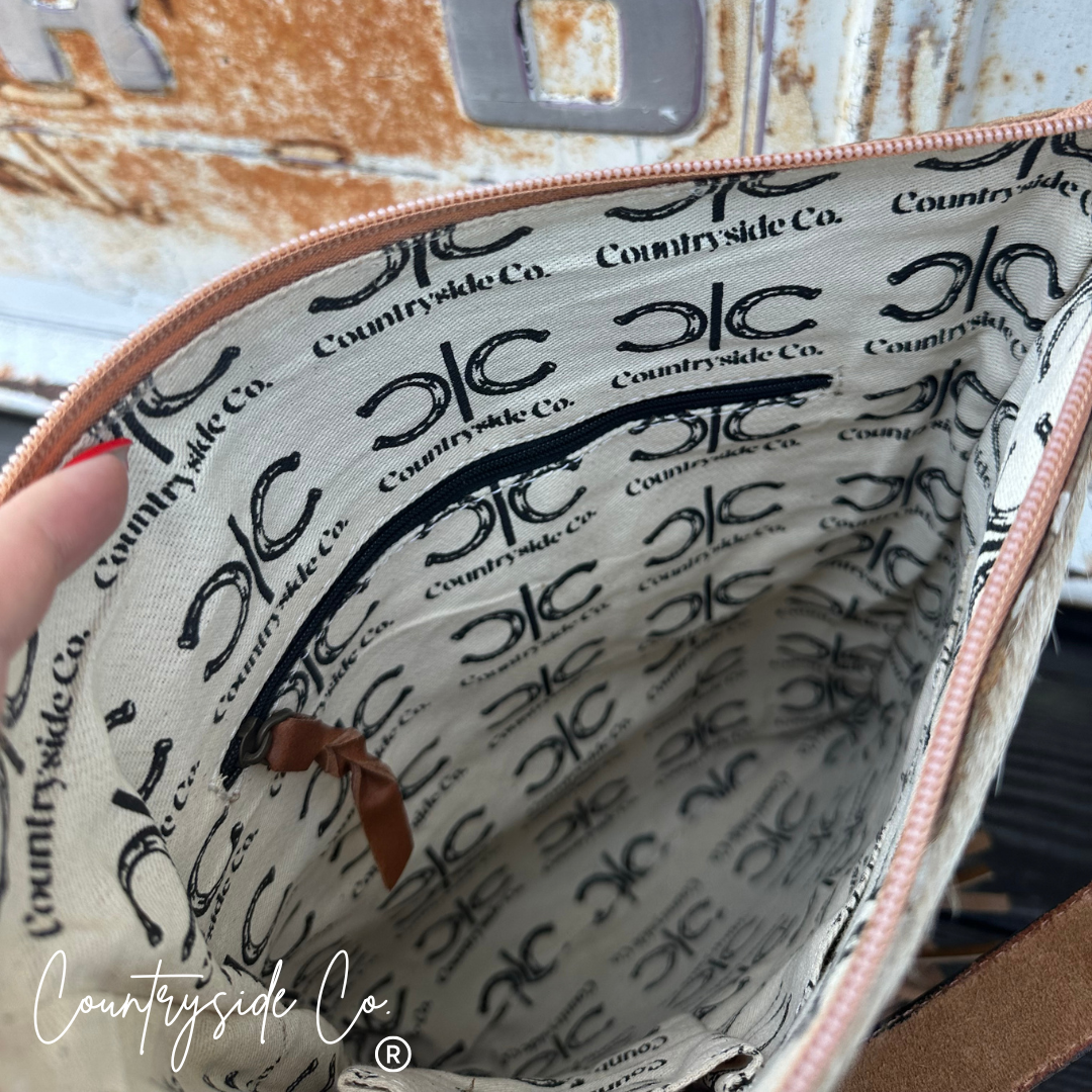 The Hell I Won't Cowhide Conceal Carry Purse