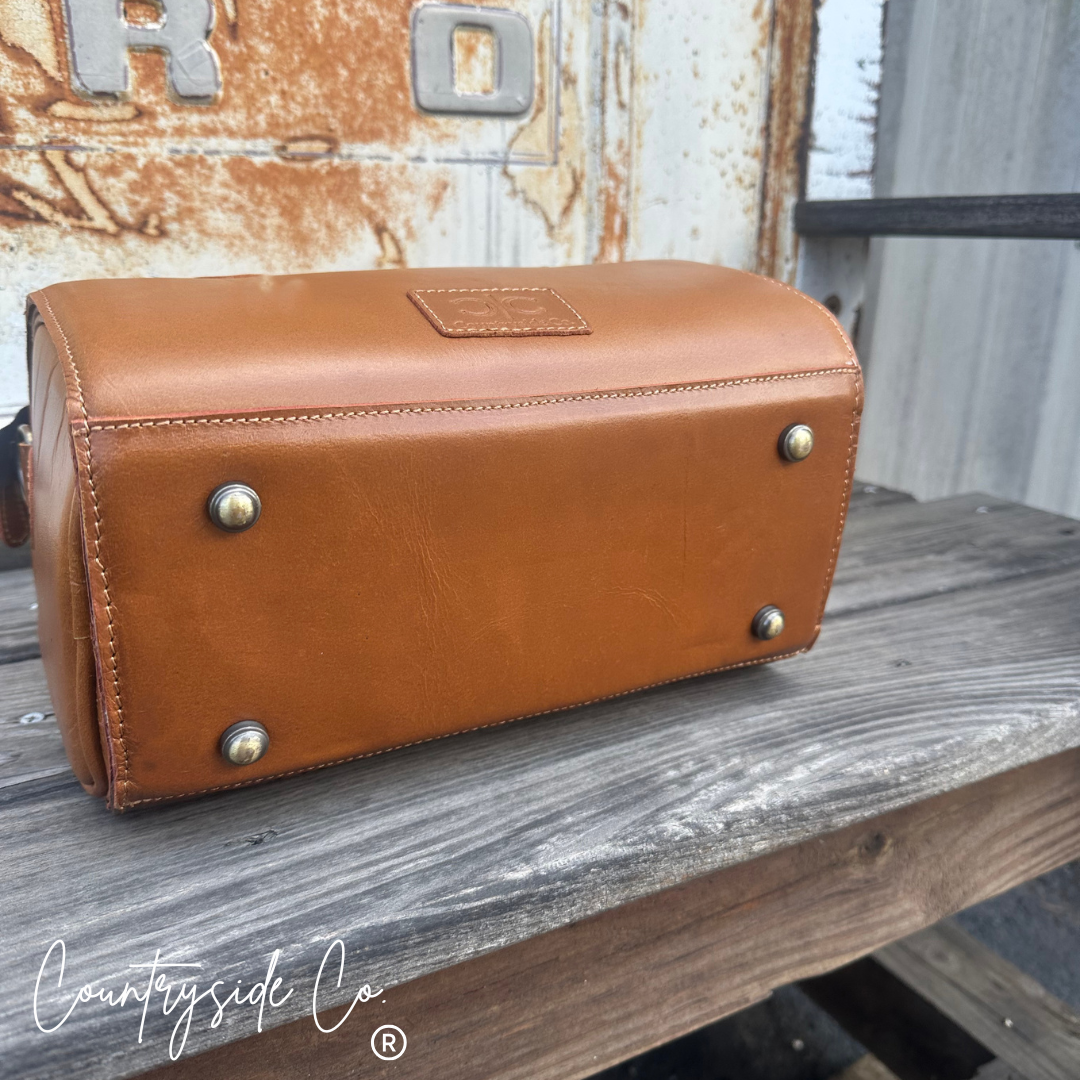 Cowgirl Crush Tooled Leather Speedy Bag