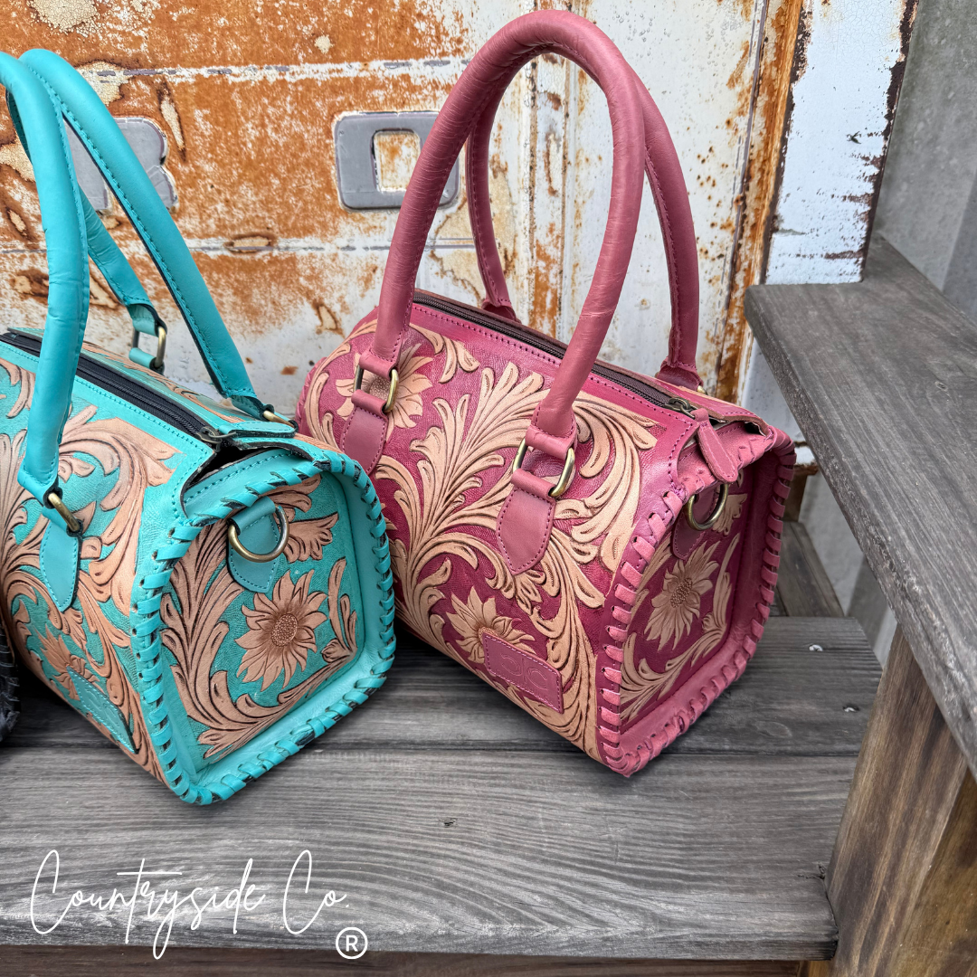 Alexandra Tooled Leather Speedy Bag