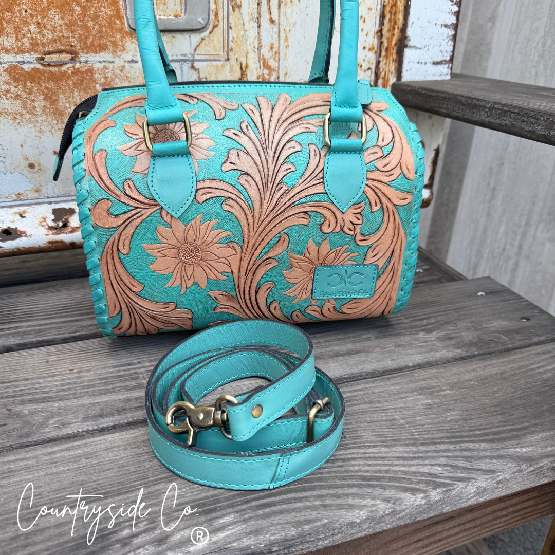 Alexandra Tooled Leather Speedy Bag
