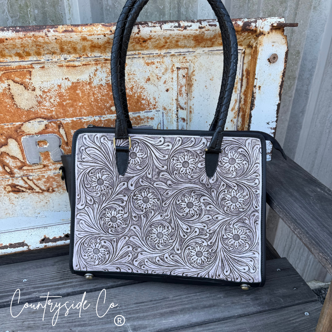 Sterling Ranch Tooled Leather Purse
