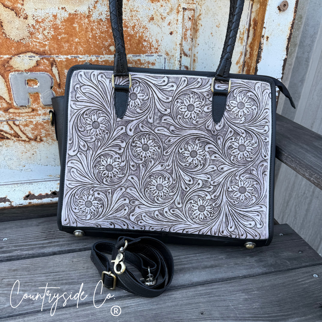 Sterling Ranch Tooled Leather Purse