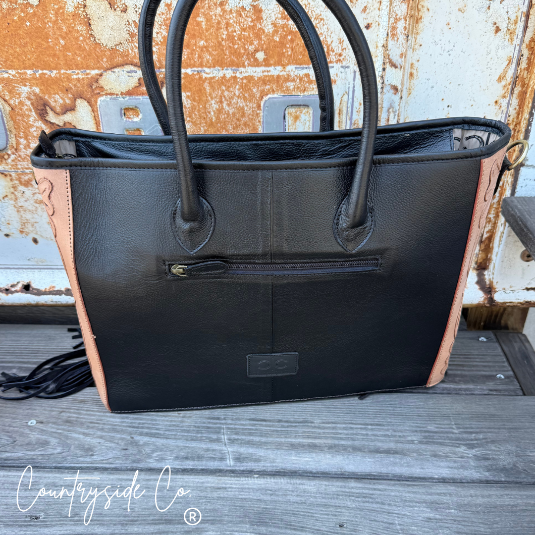 Western Heiress Cowhide Tote Purse