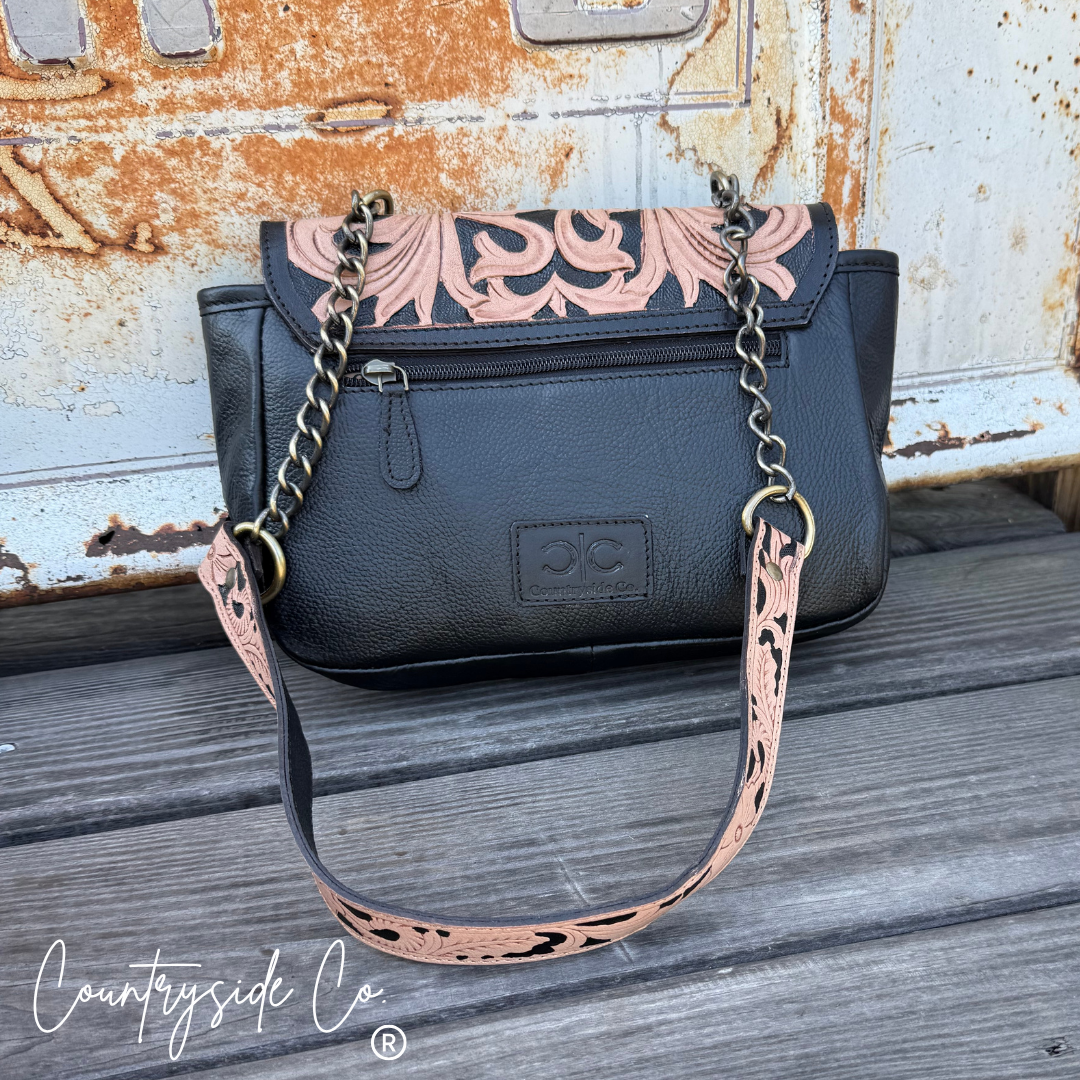 Brighton Cowhide Tooled Leather Purse