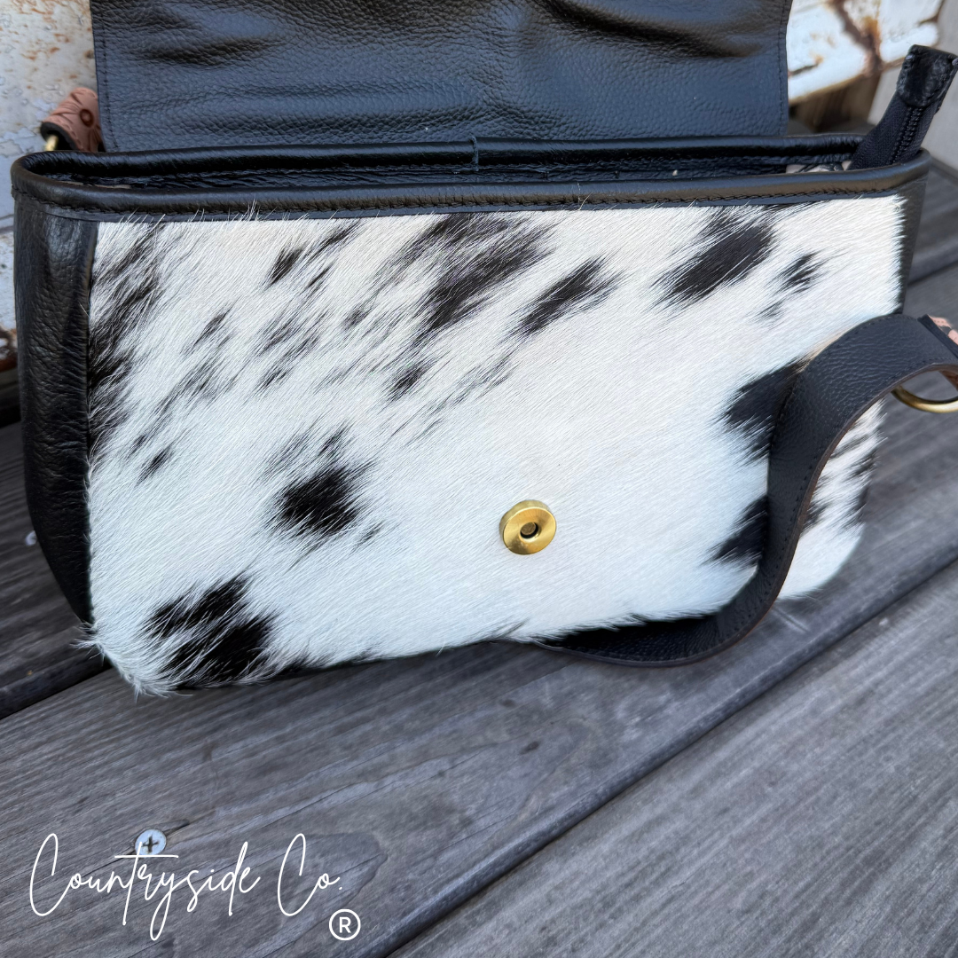 Brighton Cowhide Tooled Leather Purse