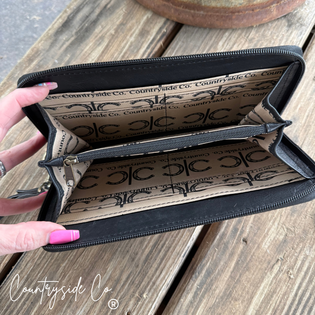 Wild Voltage Clutch Wallet