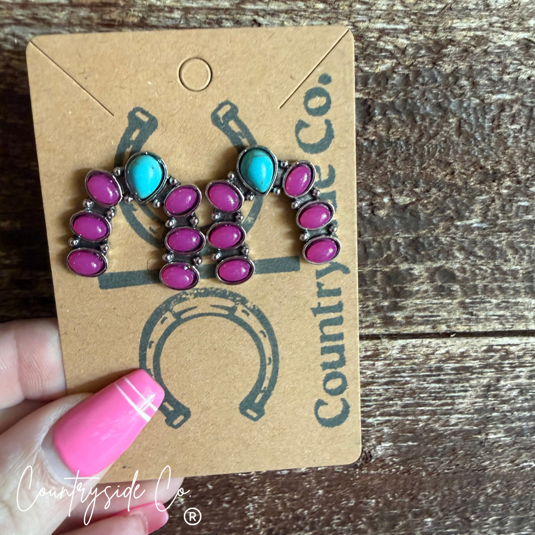 Neon Prairie Earrings