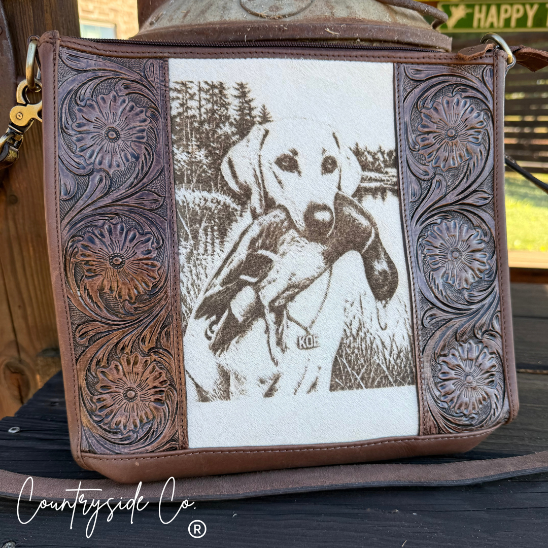 Koe Mallard Tooled Leather Purse