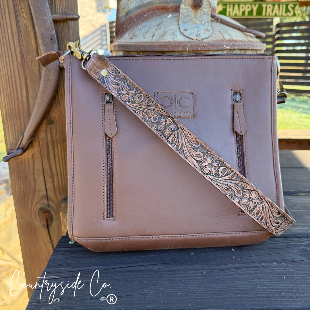Koe Mallard Tooled Leather Purse