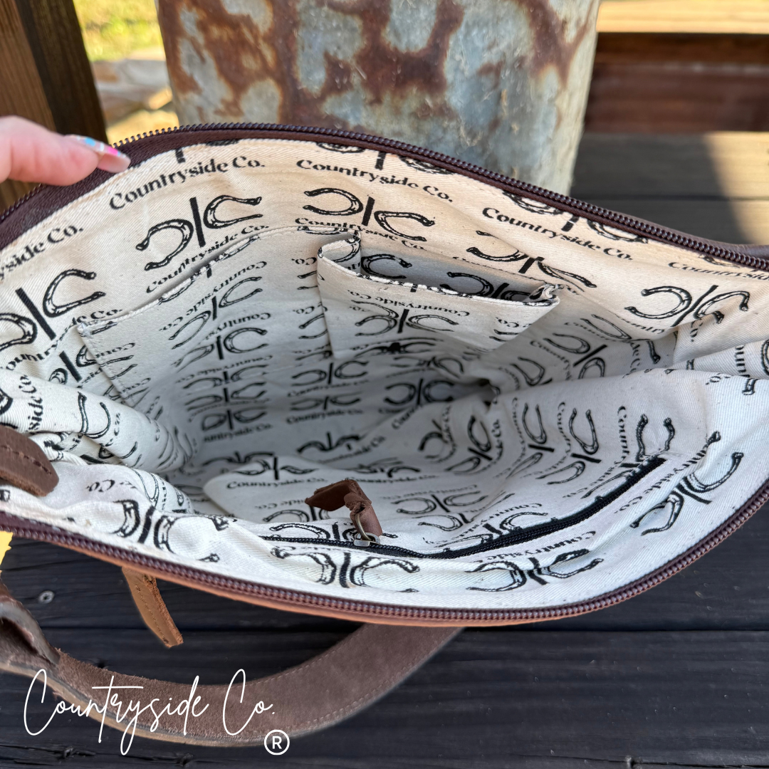 Koe Mallard Tooled Leather Purse
