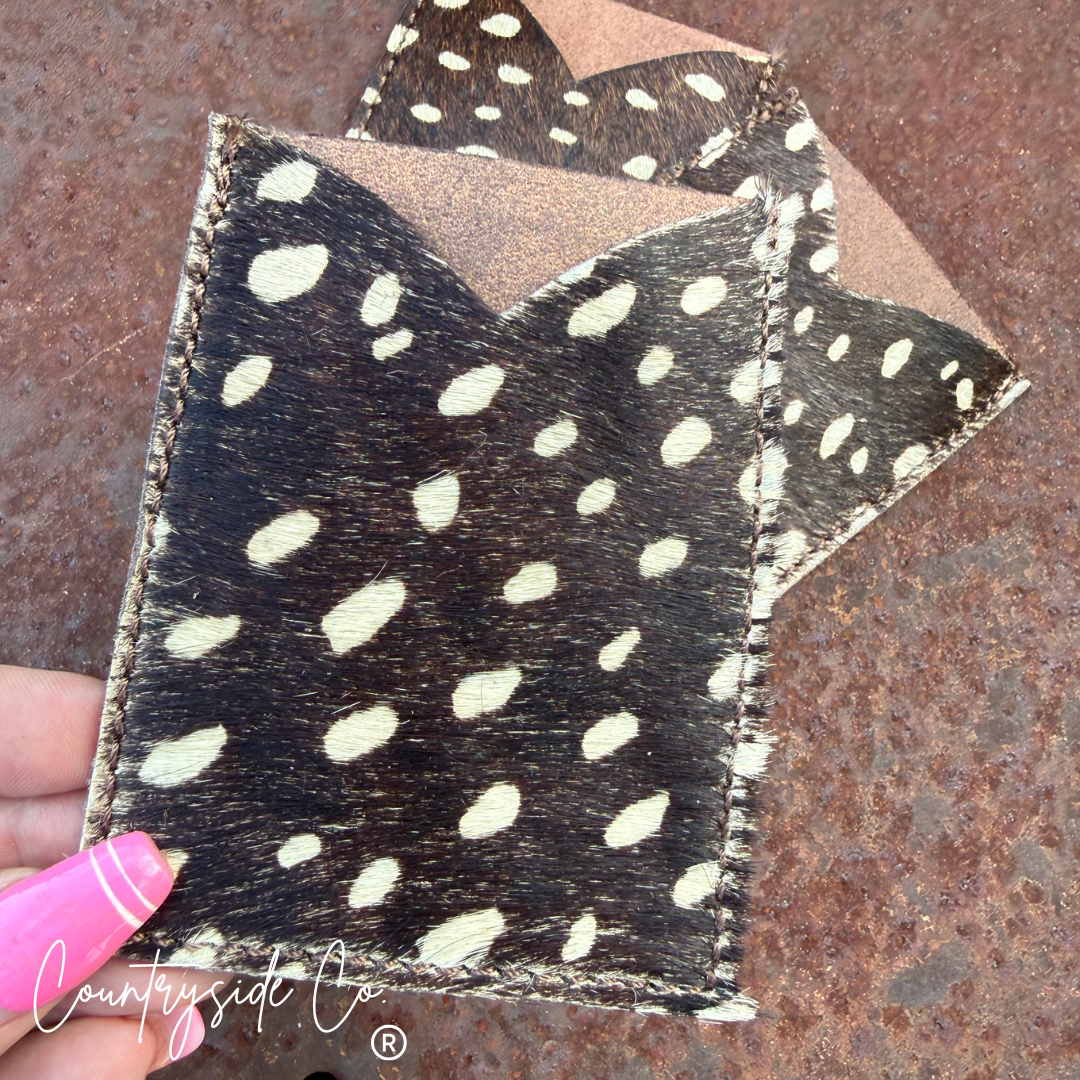 Wild Axis Cowhide Credit Card Holder