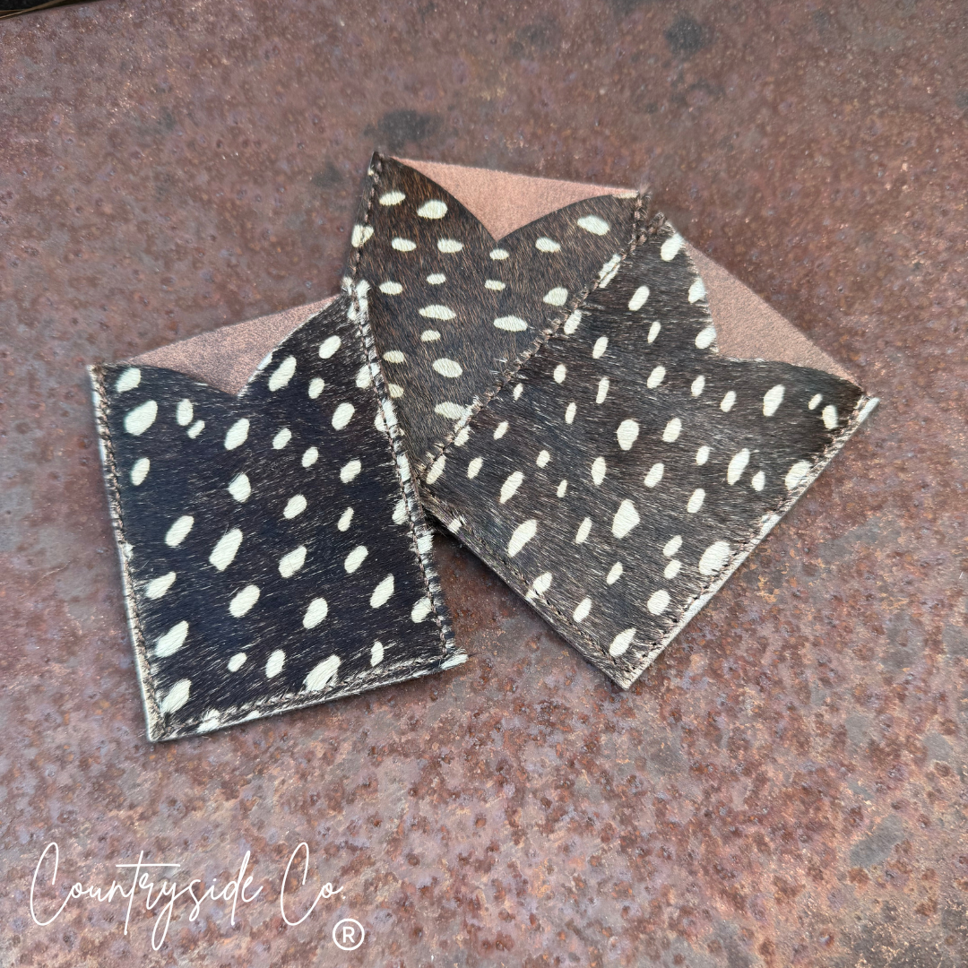 Wild Axis Cowhide Credit Card Holder