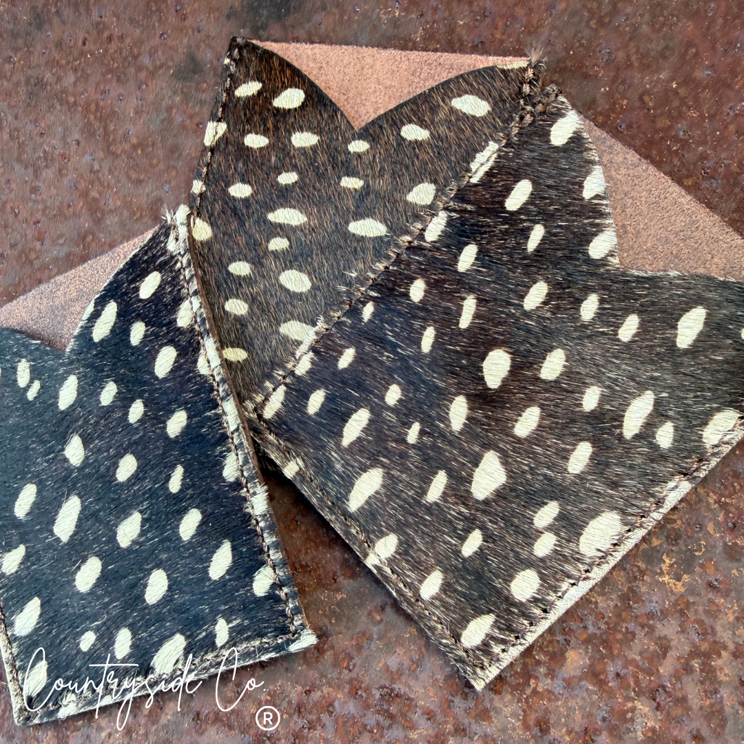 Wild Axis Cowhide Credit Card Holder