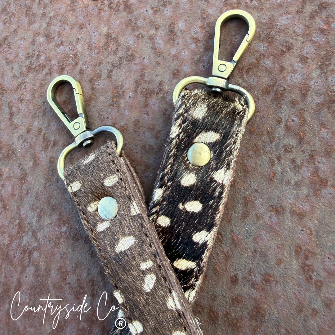 Wild Axis Cowhide Keychain Wristlet