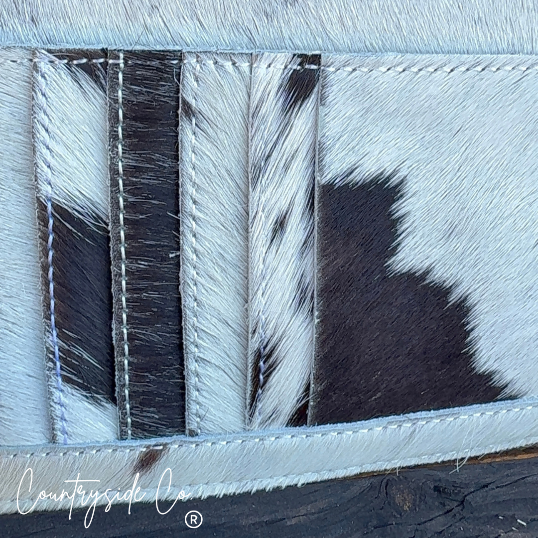 Cowhide Slim Wallet Wristlet