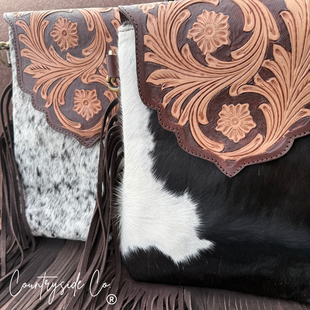 Sedona Cowhide Tooled Leather Purse