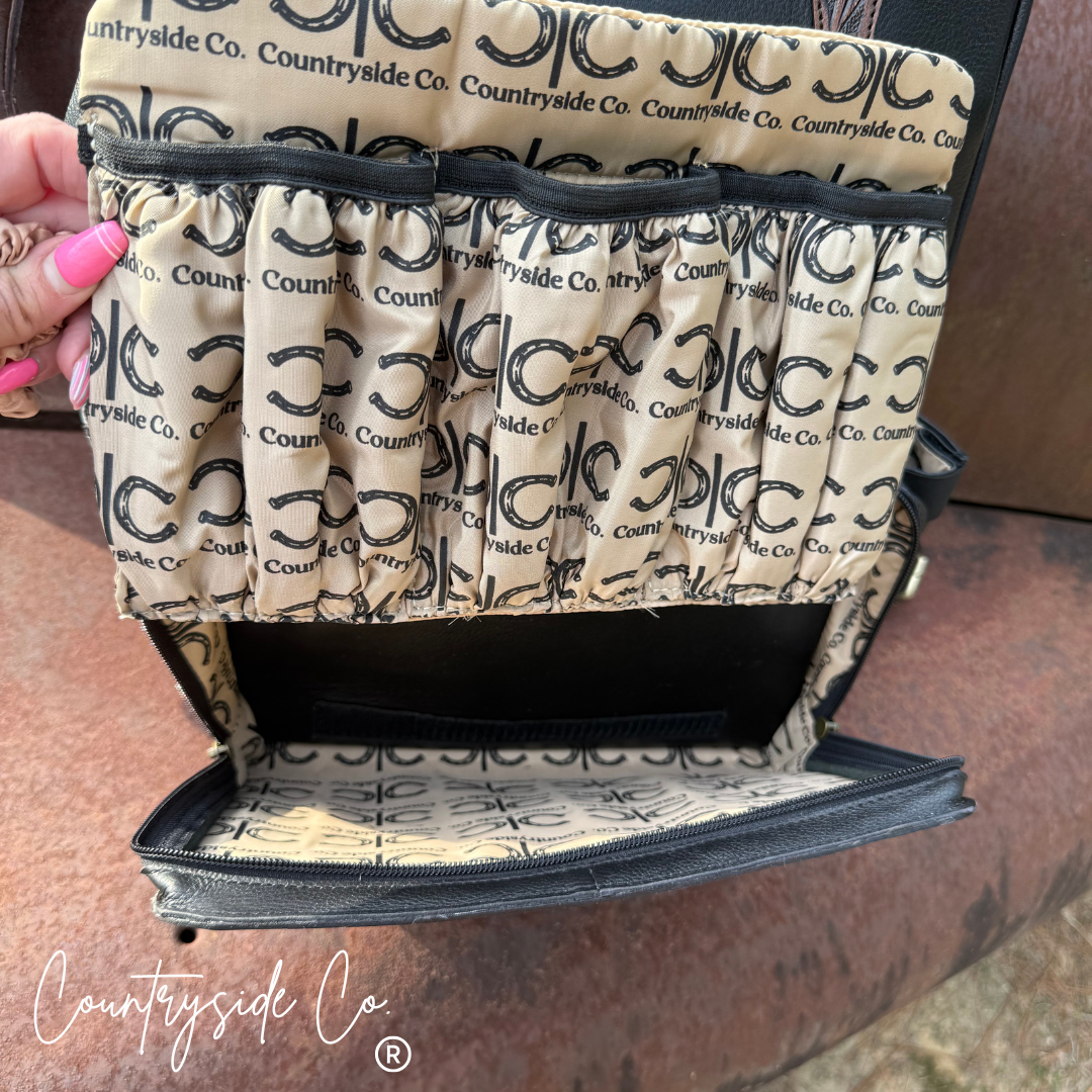 The Expedition Leather Diaper Bag Backpack